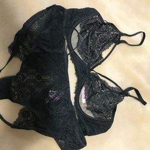 Adore Me Black, sexy bra set